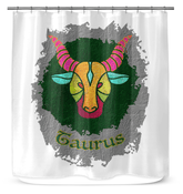 Taurus Shower Curtain | Zodiac Series 11 - Beyond T-shirts